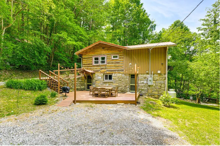 Maggie Valley Log Cabin: Deck + Mountain Views! Picture 1
