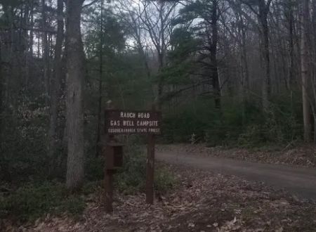 Rauch Road Gas Well Campsite