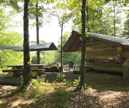 Overlook Lean-to at Adirondack Adventure Base