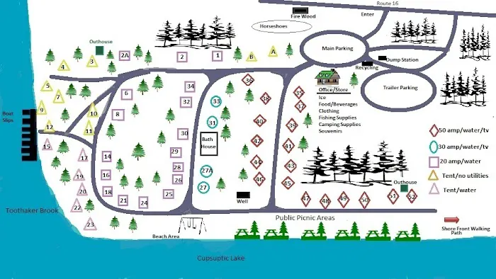 Cupsuptic Lake Park and Campground Picture 1