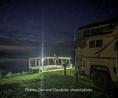 Water Front Saginaw Bay (1) RV Site-All Year-WiFi,30AMP,Water