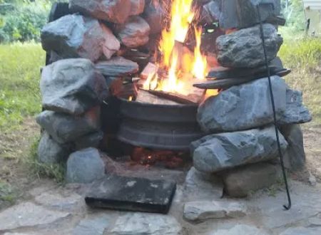 land camping area