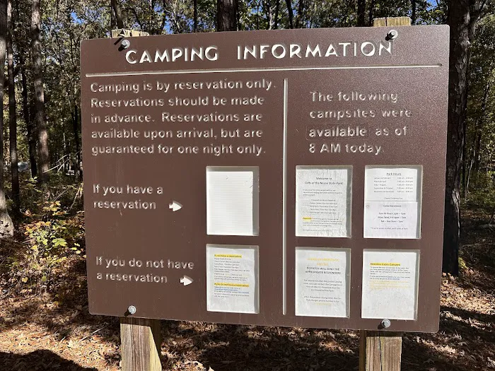 Cliffs of the Neuse campground Picture 2