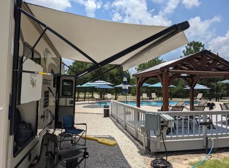 Pine Lake clothing optional RV camping