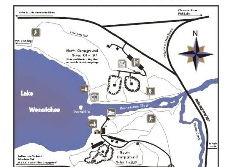 Lake Wenatchee South Campground (Sites 1-100)