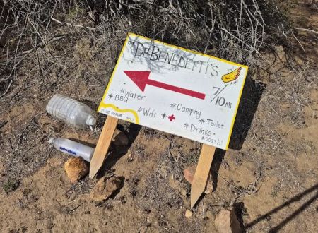 DeBenedetti's place for PCT hikers