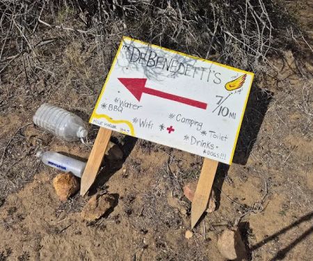 DeBenedetti's place for PCT hikers