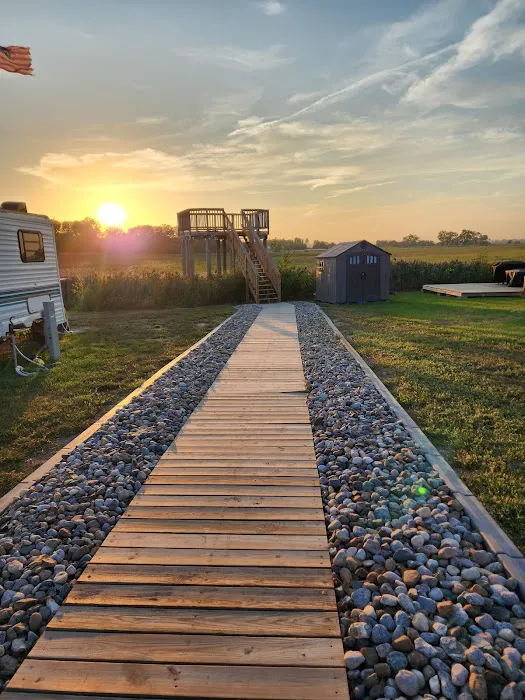 Sunset at Blue Oasis RV Park Picture 1