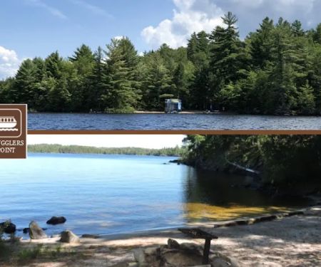 HB Smuggleru2019s Point N40 Houseboat Campsite