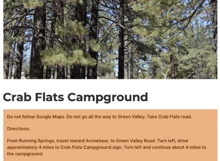 Crab Flats Family Campground