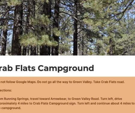 Crab Flats Family Campground