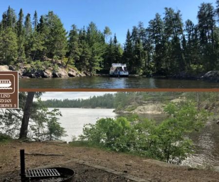 HB Blind Indian Narrows South N2 Houseboat Campsite