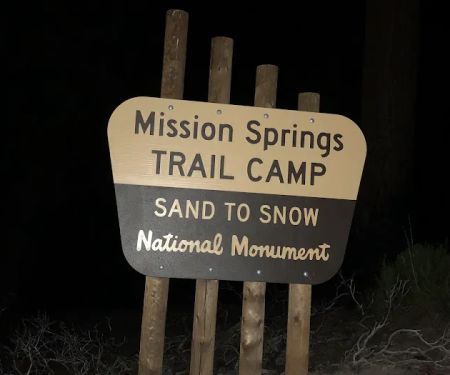 Mission Springs PCT Trail Camp