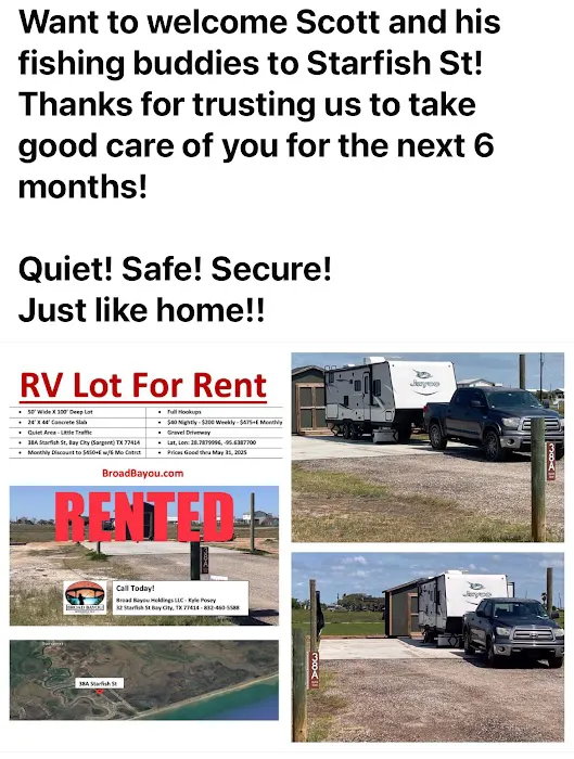 Broad Bayou RV Rental Lots 38A, 38B, and 38C Picture 5