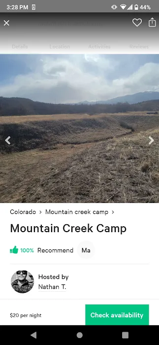 Greenhorn Mountain Creek Campsite Picture 8