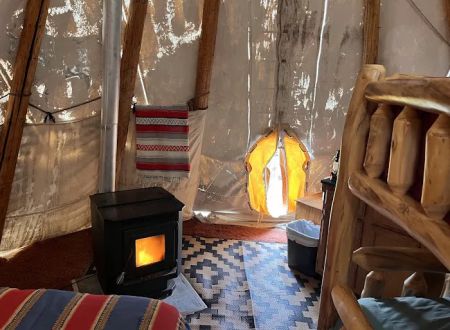 New Mexico Glamping Tipis