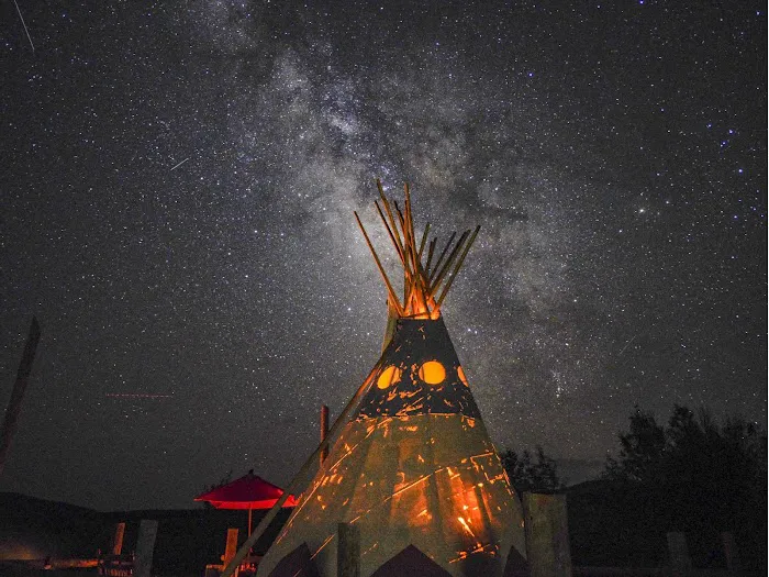 New Mexico Glamping Tipis Picture 4