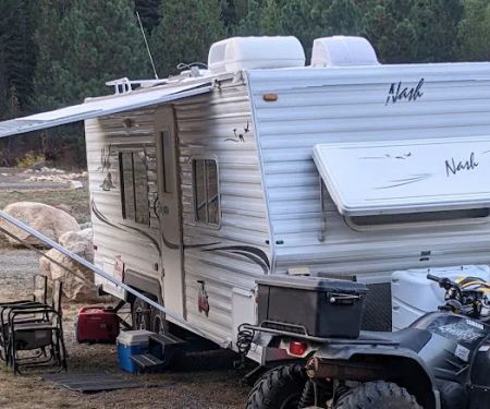Snowmobile Parking Campground