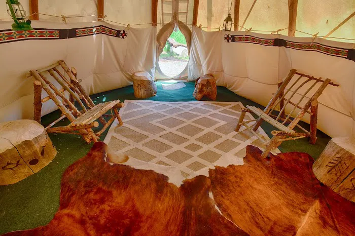 Teepees by the River Picture 2