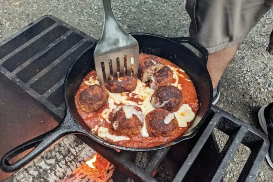 How to Cook Meatballs Over a Campfire Like a Pro