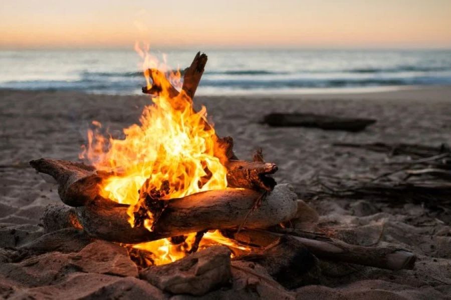 How to Build a Campfire on a Beach Without Damaging the Environment