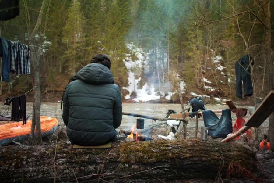 How to Use Campfire Heat to Dry Clothes While Camping