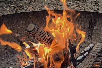 How to Build a Campfire on a Hilltop or Ridge the Right Way