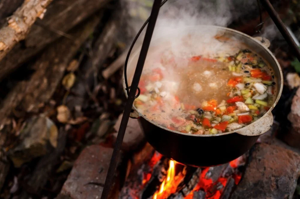 How to Cook Hearty Soups and Stews Over a Campfire