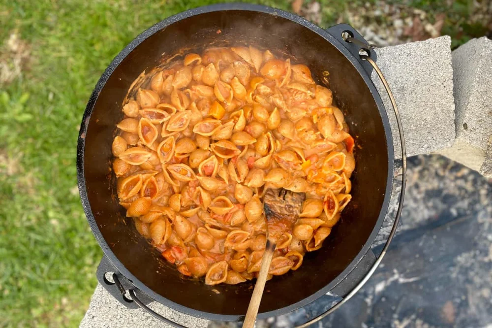 How to Cook Pasta Over a Campfire the Right Way