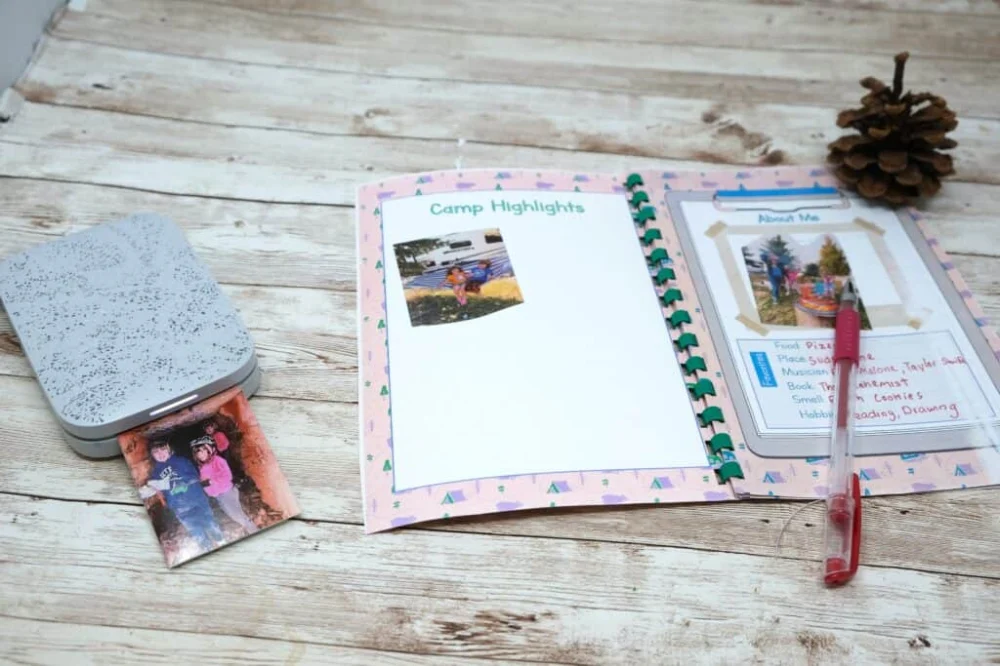 How to Make a Camping Journal or Scrapbook