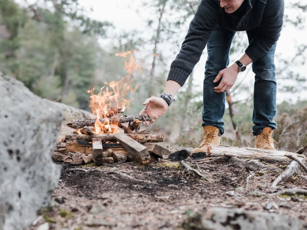 How to Build a Campfire When Camping in the Snow: Cold Weather Guide
