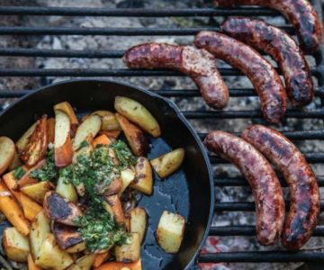 How to Cook Sausage and Peppers Over a Campfire Like a Pro