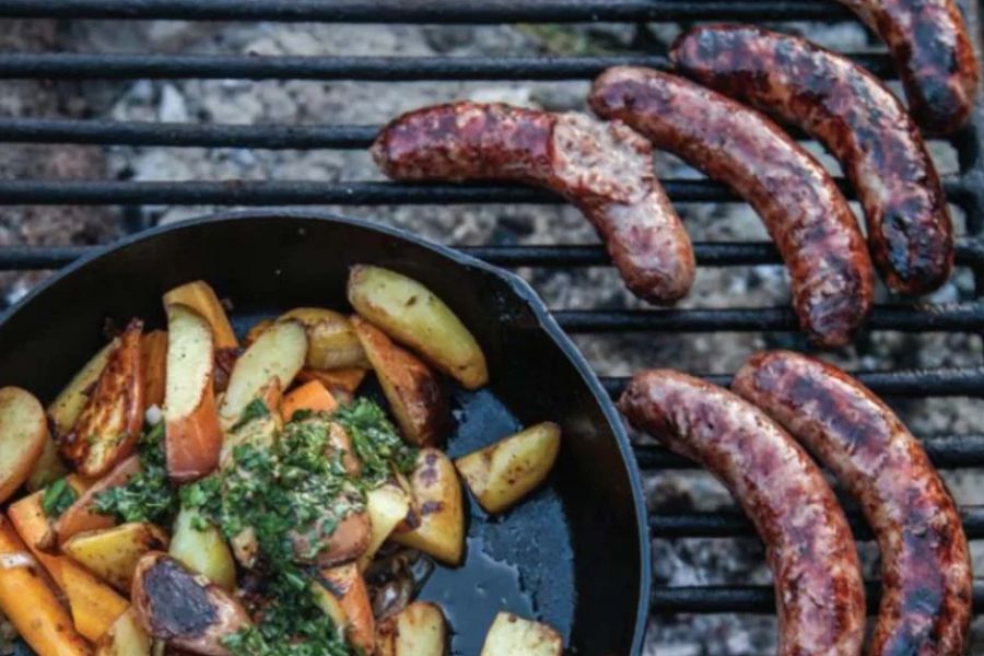 How to Cook Sausage and Peppers Over a Campfire Like a Pro