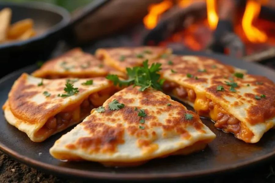How to Make Campfire Quesadillas