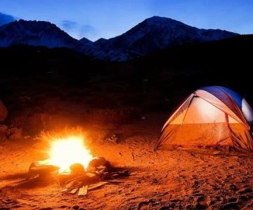How to Use Campfire Heat to Warm Up a Tent in Rocky Terrain