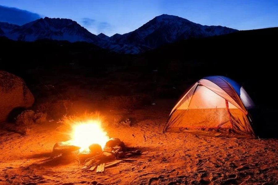How to Use Campfire Heat to Warm Up a Tent in Rocky Terrain