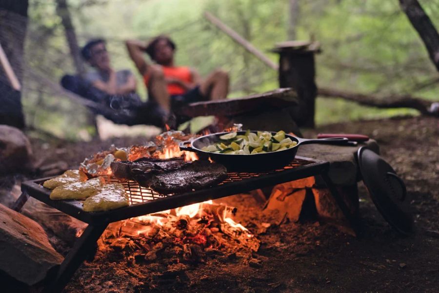 How to Cook Breakfast, Lunch, and Dinner Over a Campfire