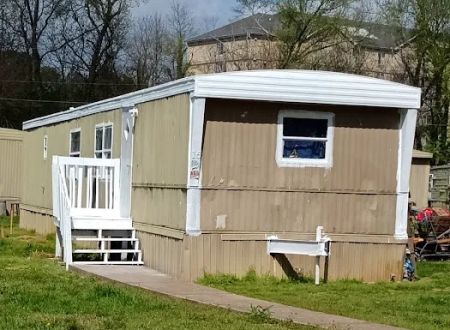 Suburban mobile home community