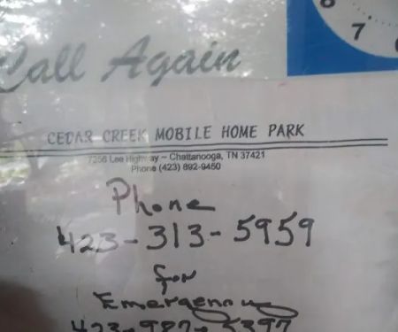 Cedar Creek Mobile Home Park