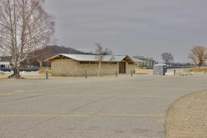 Grand Haven State Park Campground Parking Lot Picture 1