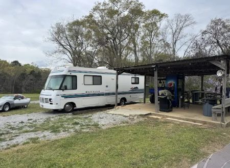 Back Yard Camping Near The Lake