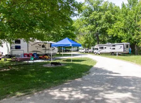 Friends Creek Conservation Area - Group Camping Entrance