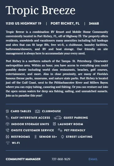 Tropic Breeze RV and Mobile Home Park Picture 3