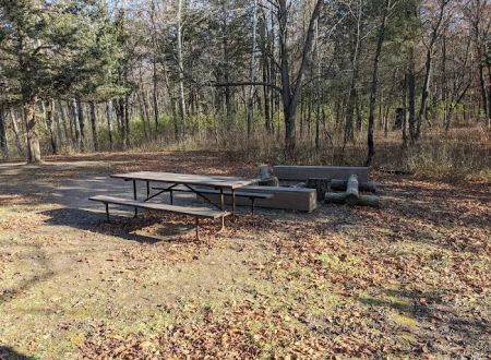 Lapham Peak Backpacking Campsite