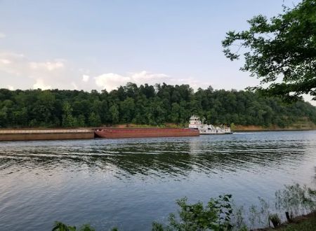 Campground on the lower Cumberland River