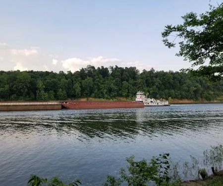 Campground on the lower Cumberland River