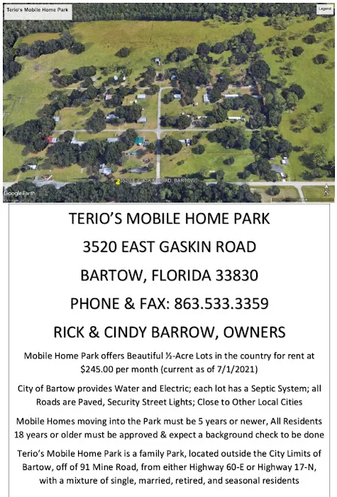 Terio's Mobile Home Park Picture 1