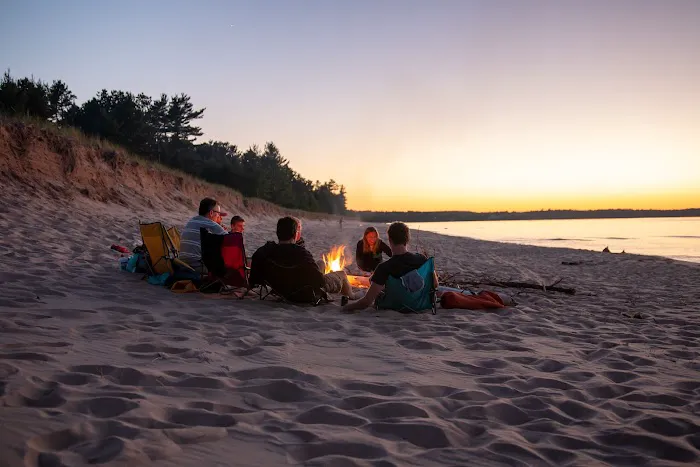 Au Train Beach Campground Picture 1