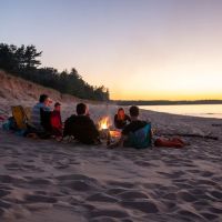 Au Train Beach Campground ico
