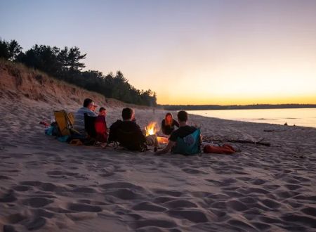 Au Train Beach Campground